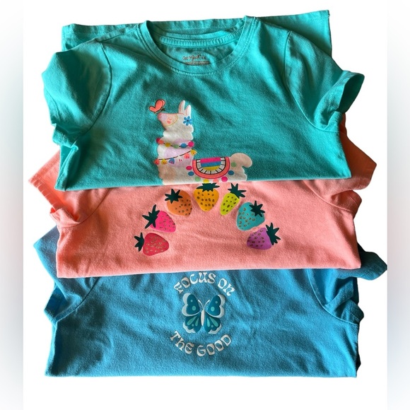 Cat & Jack Other - Cat and Jack Shirts Bundle for Girls 3 pcs